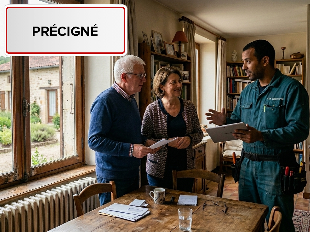 Installation de pompe à chaleur à Précigné (72300) dans la Sarthe